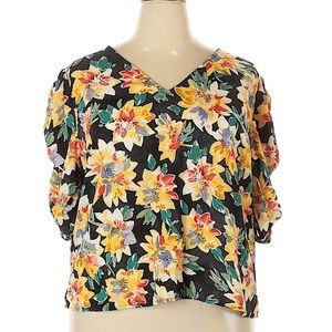 Ava & Viv floral blouse/shirt.